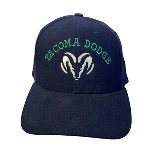 Tacoma Dodge Softball Snapback Hat Richardson Pro Model Cap Blue